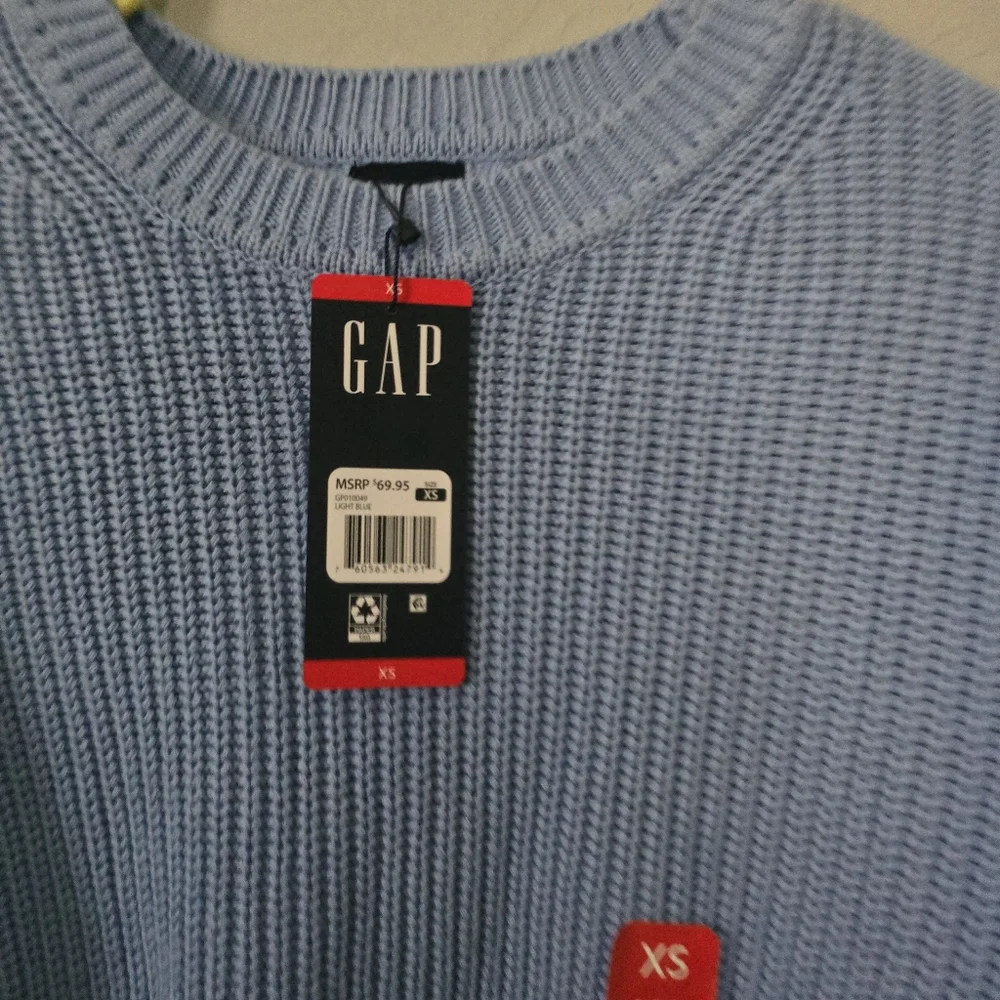 Nwt Gap Women Sweater Size Xsmall Blue